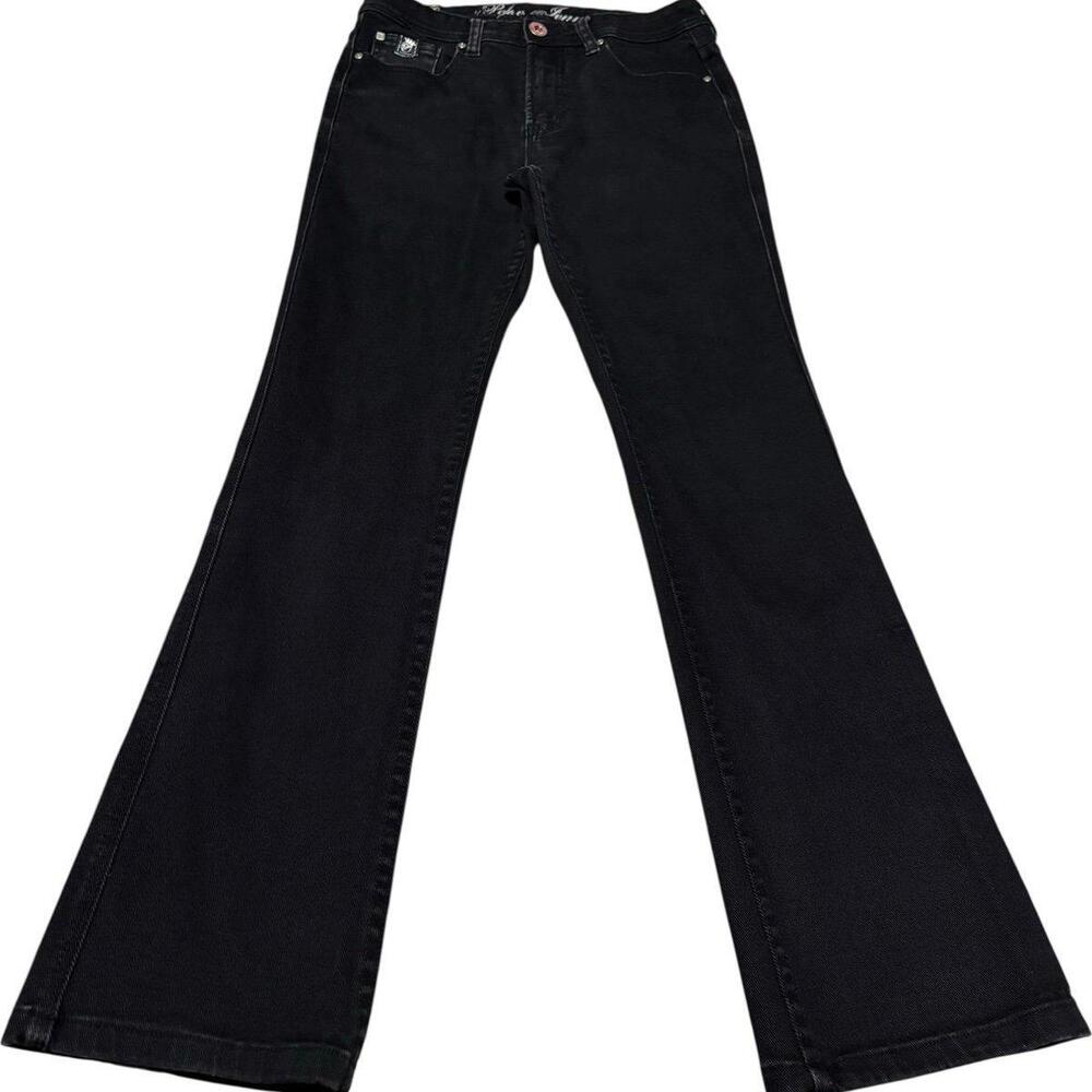 29 Vintage Y2k Pepe Jeans London Bootcut Black Denim Red Logo western emo grunge